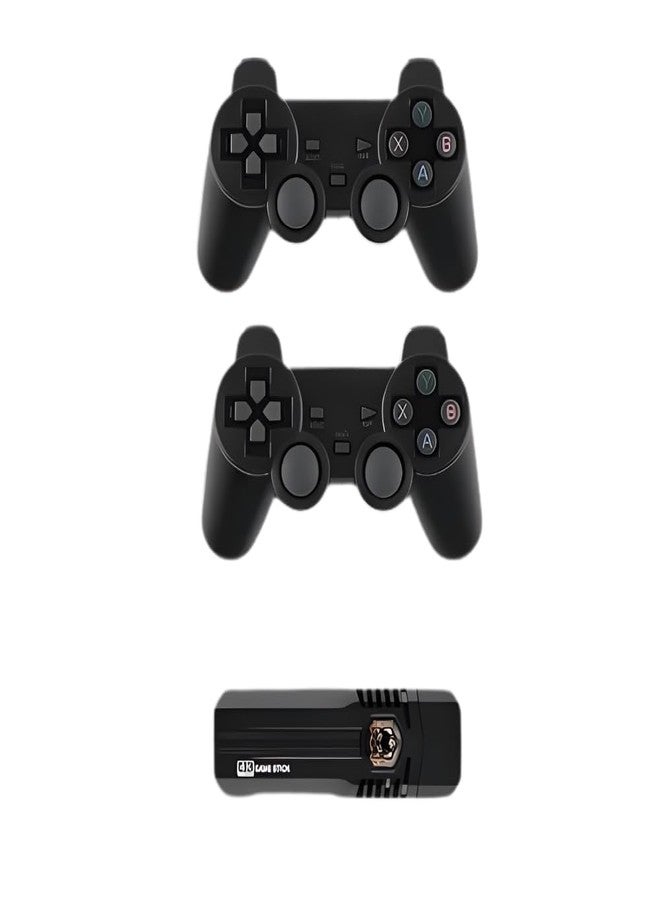 Drumstone (𝐒𝐩𝐞𝐜𝐢𝐚𝐥 𝟏𝟓 𝐘𝐞𝐚𝐫𝐬 𝐖𝐚𝐫𝐫𝐚𝐧𝐭𝐲) 4K Retro Game Console with 2 Wireless Controllers, 10000+ Preloaded Games, HDMI Plug & Play, Android 10, Dual WiFi, Bluetooth - Classic - Image 1